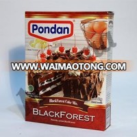 Cake mix pondan black forest